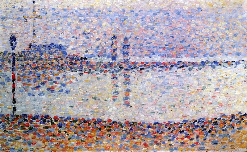 Kanál v Gravelines - Georges Seurat