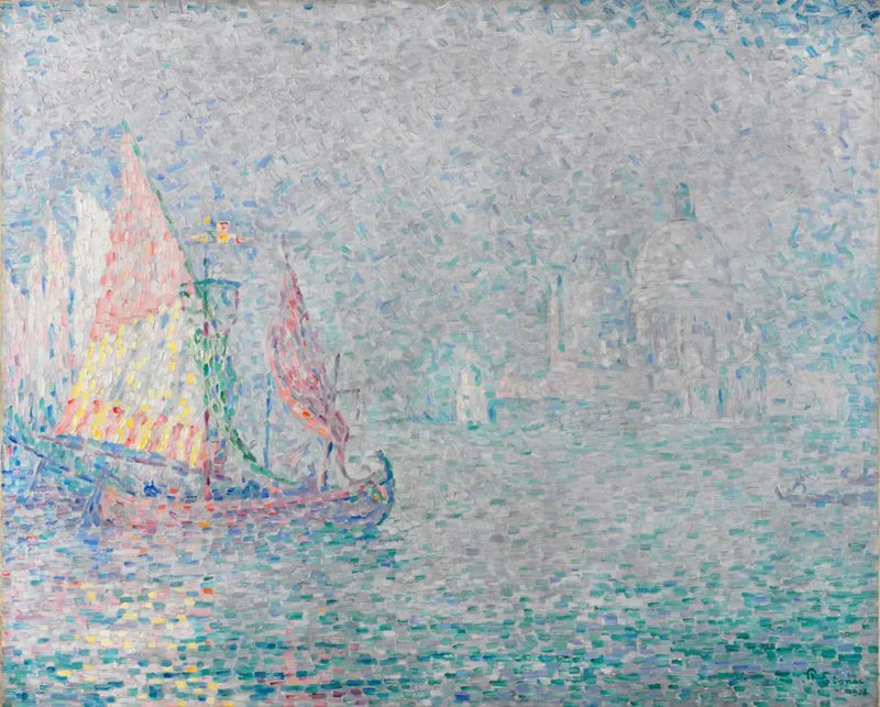 Benátky. Mlha - Paul Signac