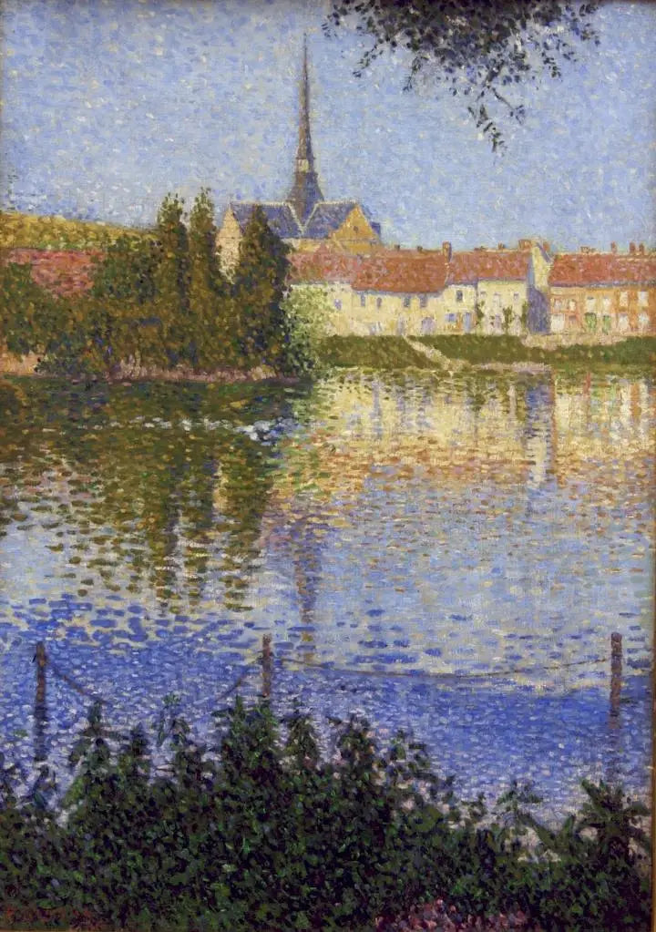 Les Andelys, ostrov u Lucase - Paul Signac