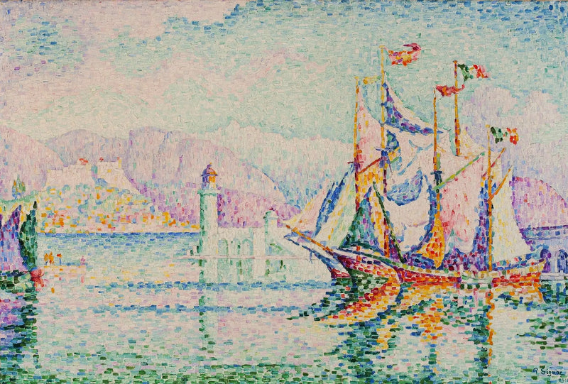 Antibes - Ráno. - Paul Signac