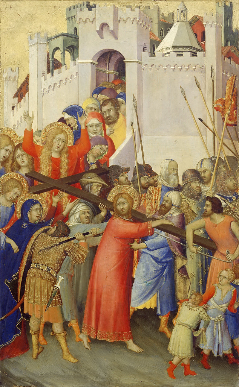 Nesení kříže - Simone Martini