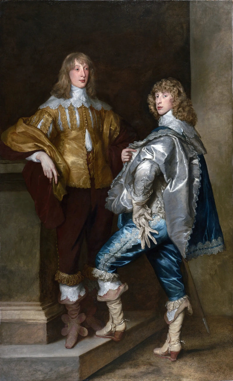 Lord John Stuart a jeho bratr, Lord Bernard Stuart - Antoine van Dyck