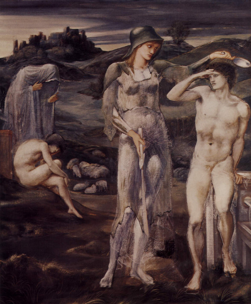 Setkání Persée - Edward Burne-Jones