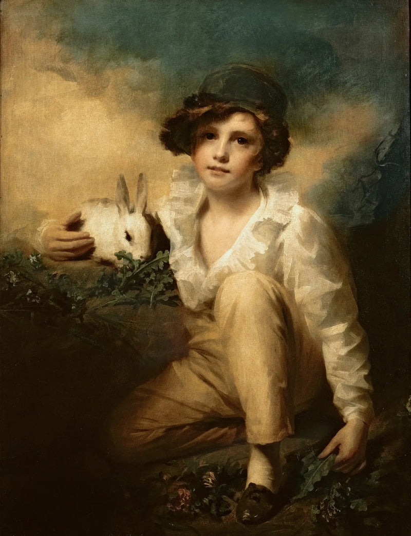 Chlapec a králík - Henry Raeburn