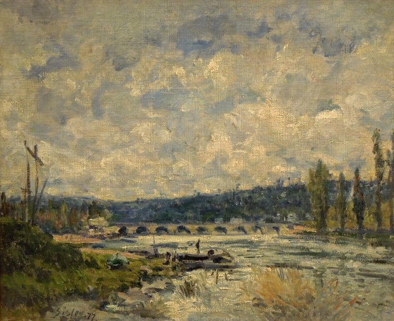 Most v Sèvres - Alfred Sisley