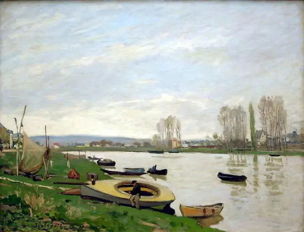 Seina v Argenteuilu (1872) - Alfred Sisley