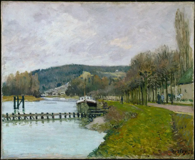 Bougivalské svahy - Alfred Sisley