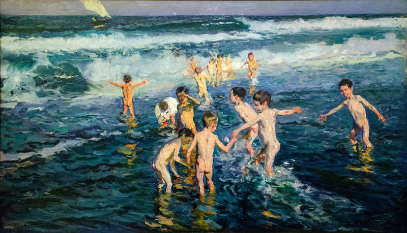Plážoví darebáci, Valencie - Joaquín Sorolla