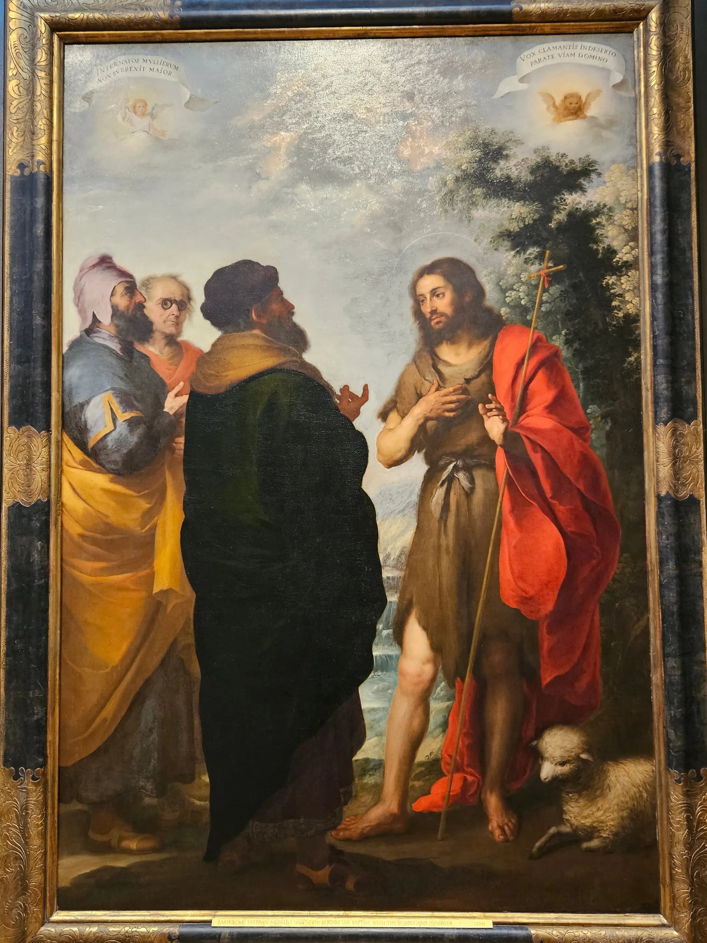 Saint Jean-Baptiste avec les scribes et les pharisiens - Bartolomé Esteban Murillo - Alpha Reproduction