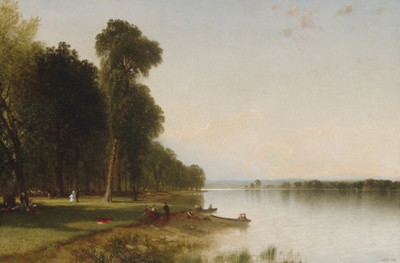 Letní den na jezeře Conesus - John Frederick Kensett