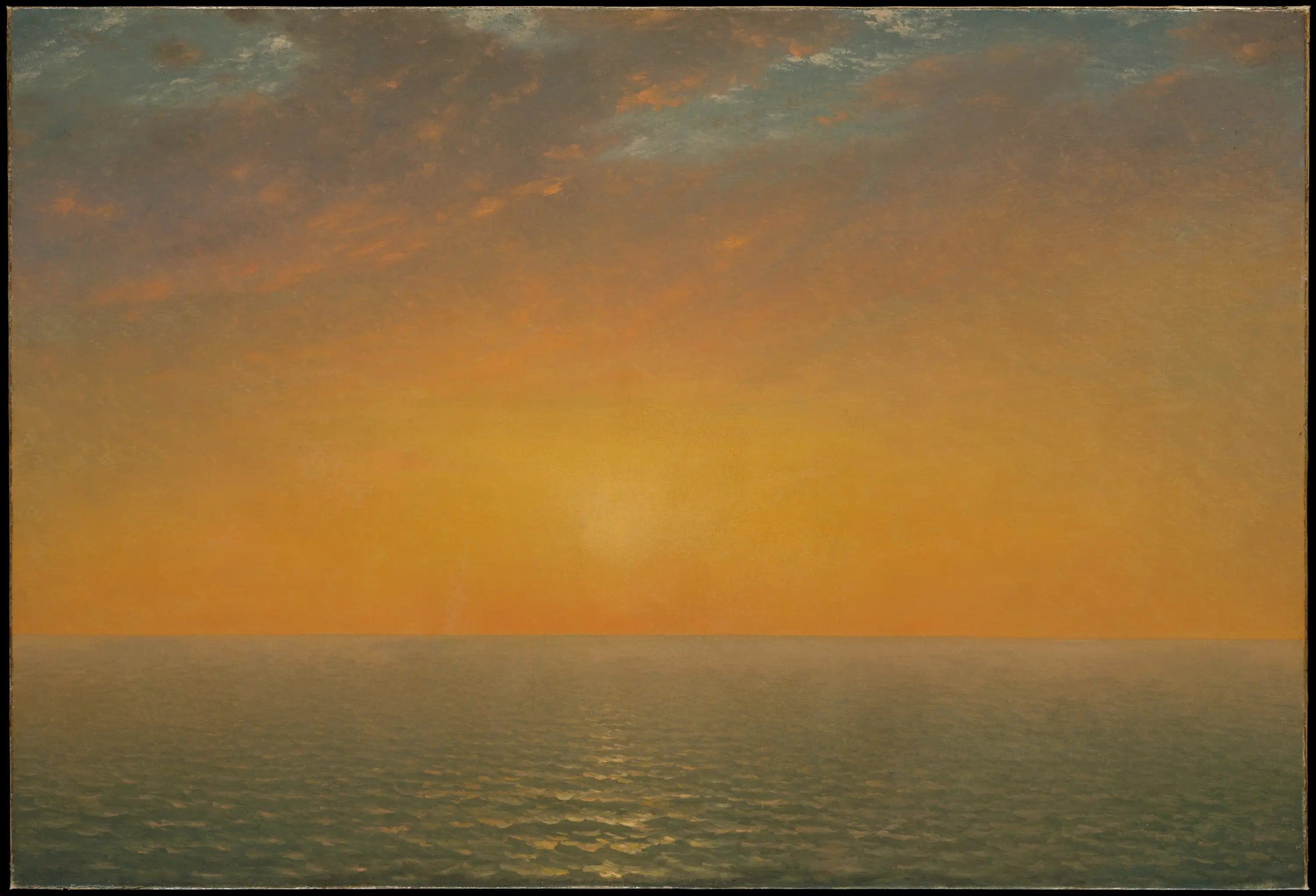 Coucher de soleil sur la mer - John Frederick Kensett - Alpha Reproduction