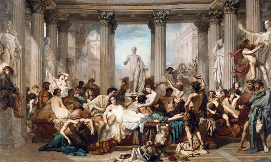 Římané úpadku - Thomas Couture (1847)