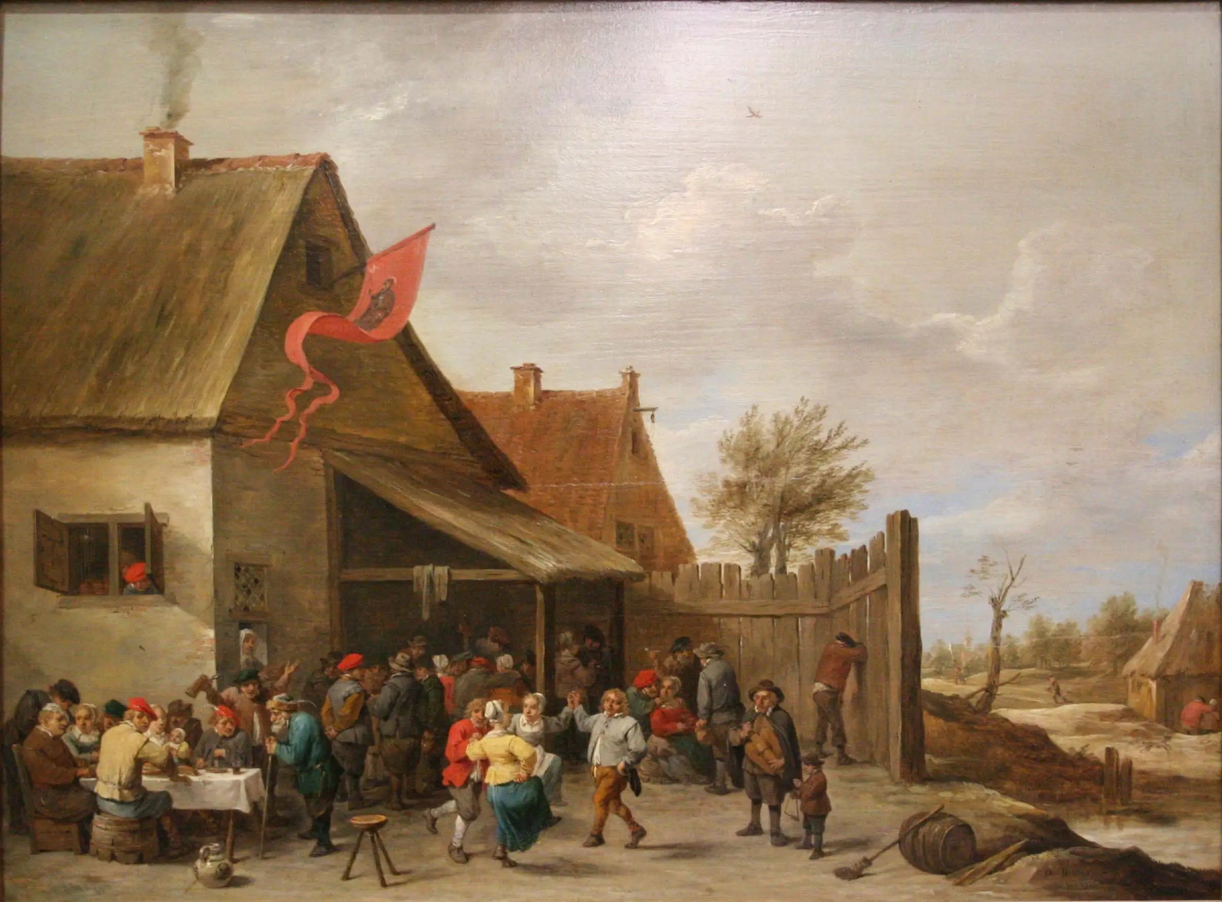 La kermesse de la Saint-Georges - David Teniers le Jeune - Alpha Reproduction