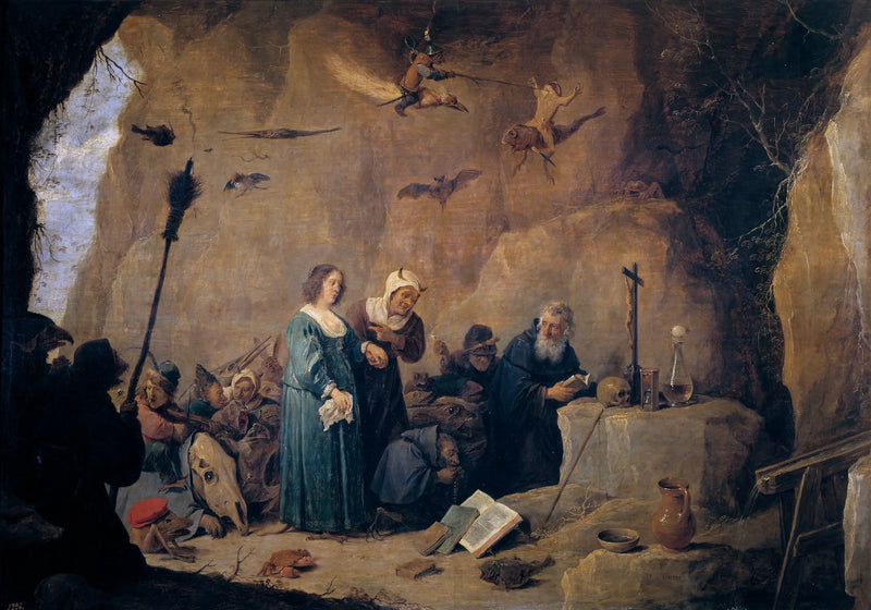 Pokušení svatého Antona opat - David Teniers mladší