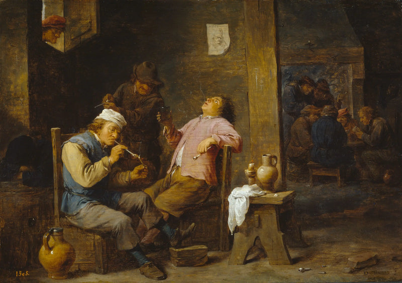 Kuřáci a pijáci - David Teniers mladší