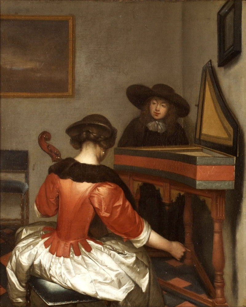 Un couple de musiciens - Gerard ter Borch