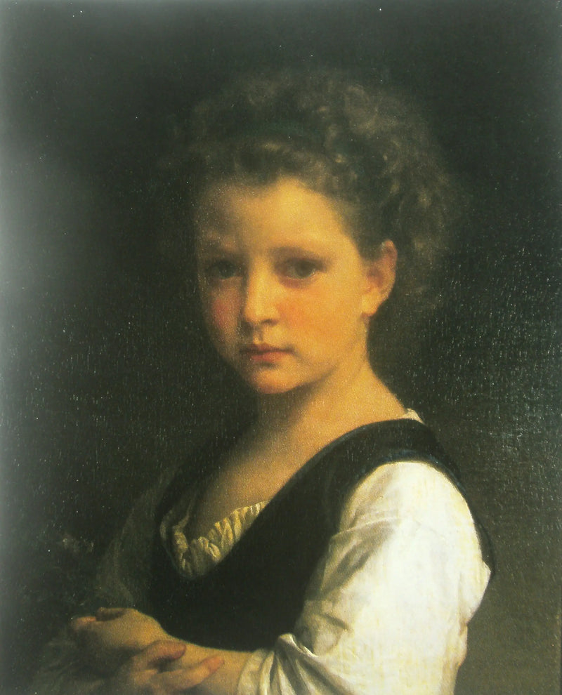 Dívka s fialkami - Bouguereau