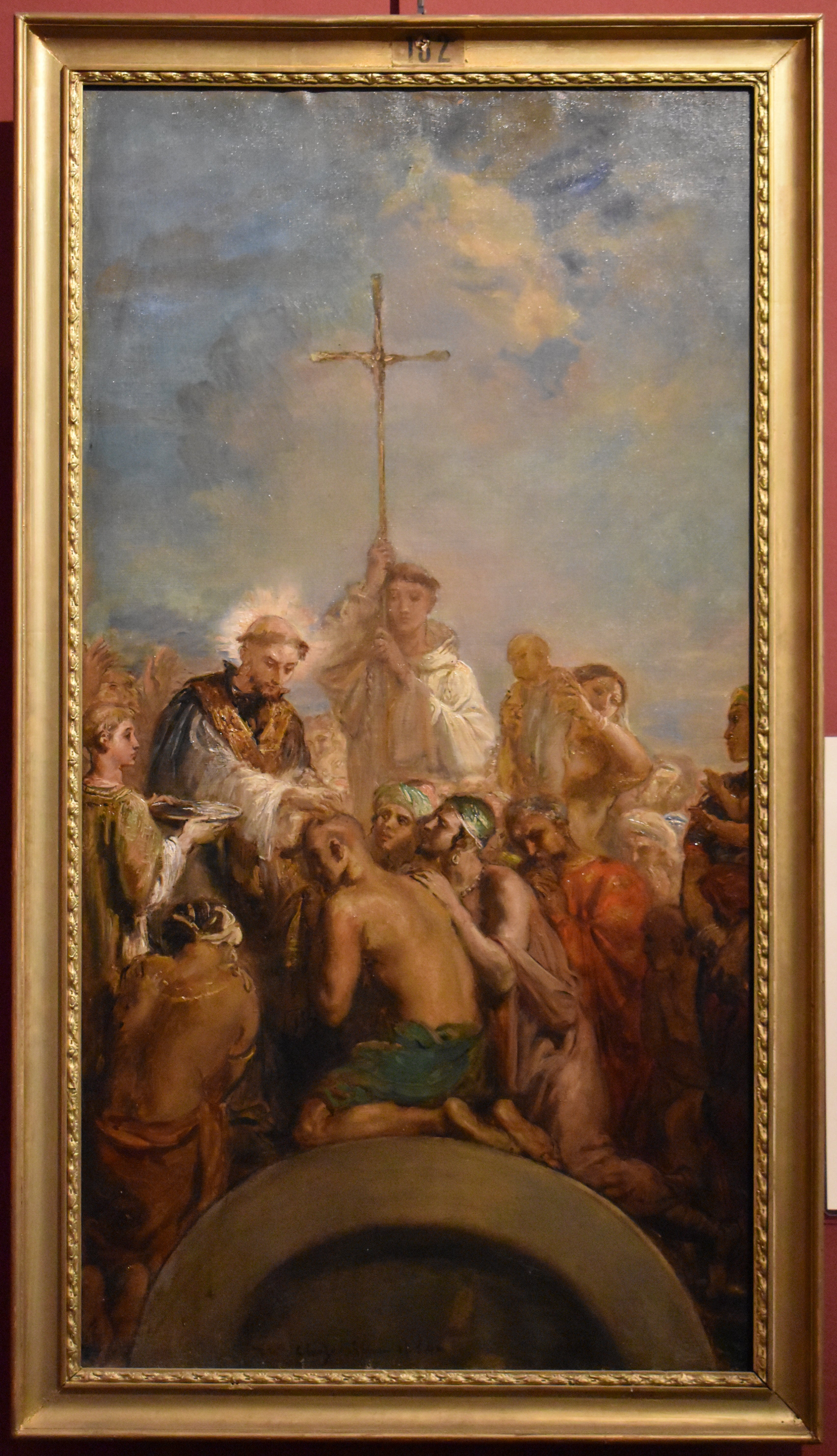 Saint François Xavier baptisant les Indiens - Théodore Chassériau