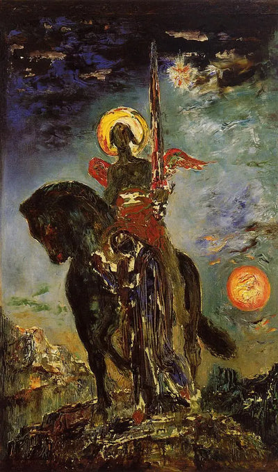 La Parque et l’Ange de la Mort - Gustave Moreau - Alpha Reproduction
