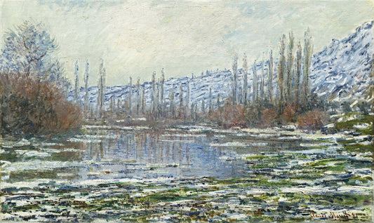 Tání ve Vétheuil – Monet 1880