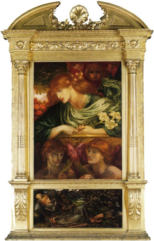 Blahoslavená damozela - Dante Gabriel Rossetti