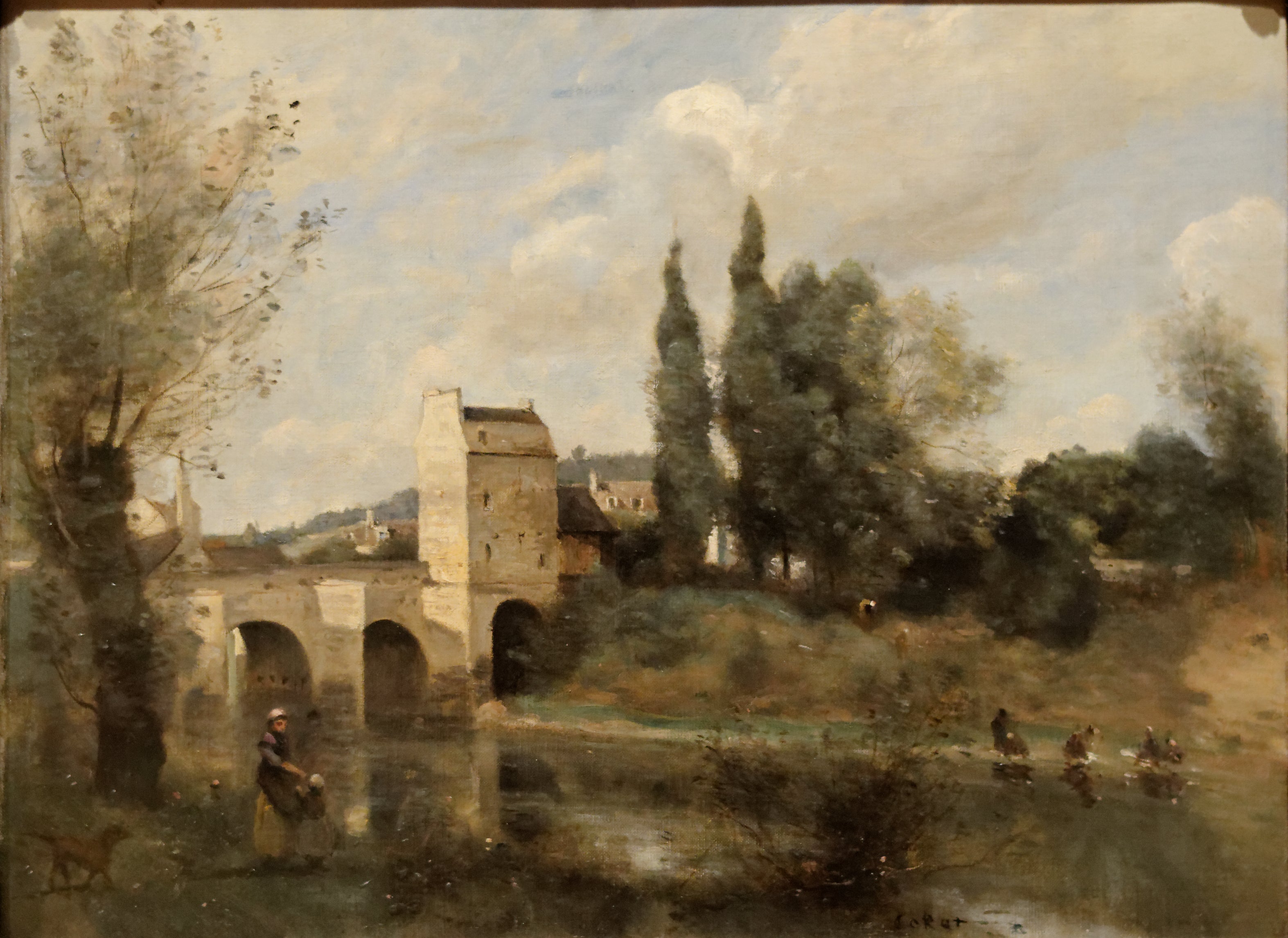 Le pont de Mantes - Jean-Baptiste Camille Corot