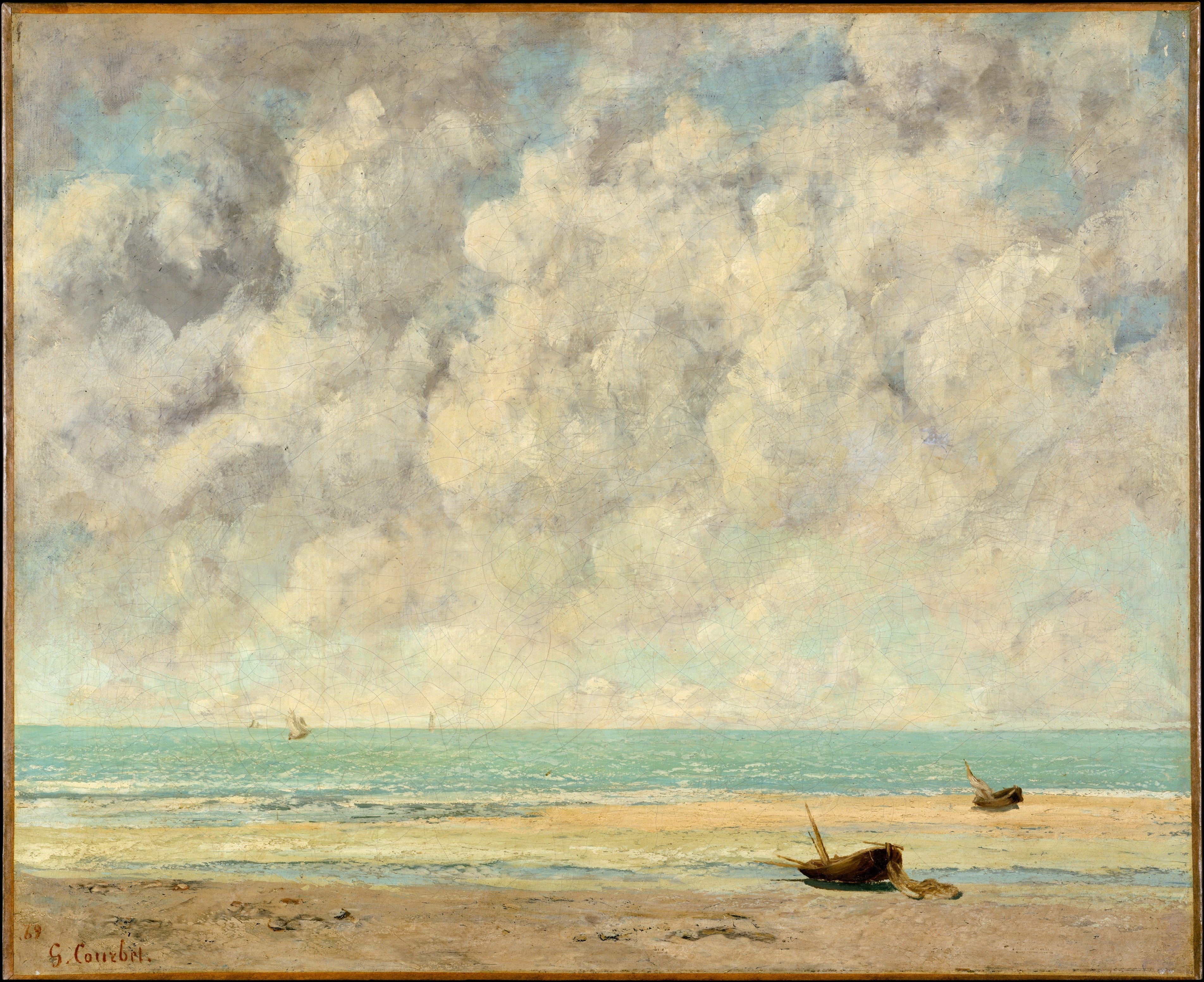 Mer calme - Gustave Courbet