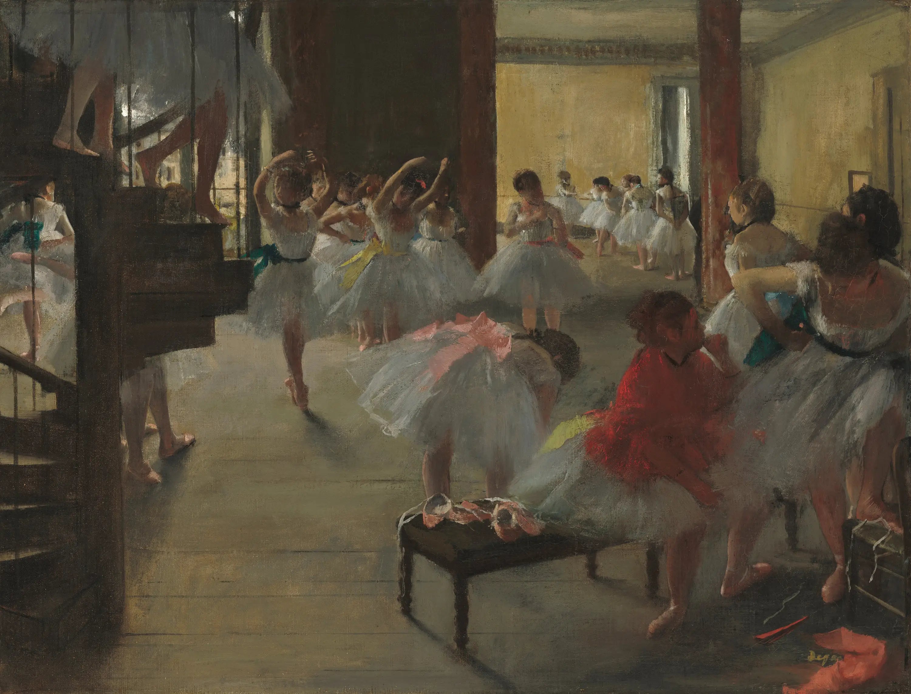 Reproduction du tableau « Le cours de danse - Edgar Degas » par Alpha Reproduction en peinture à l’huile