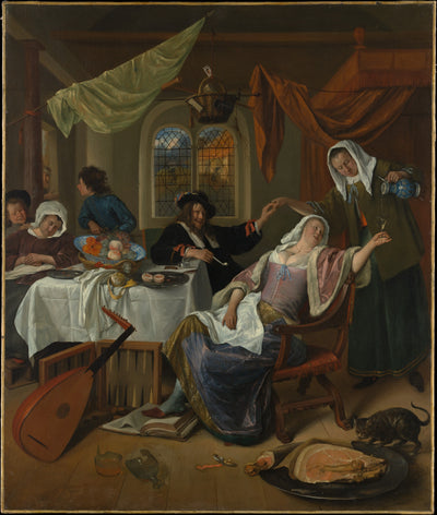 La famille dissolue - Jan Steen