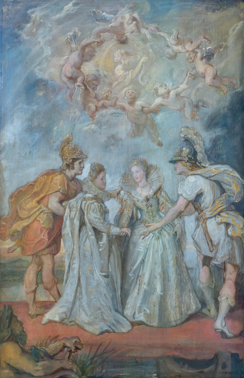 Rodinná výměna princezen mezi Španělskem a Francií dne 9. listopadu 1615 - Peter Paul Rubens