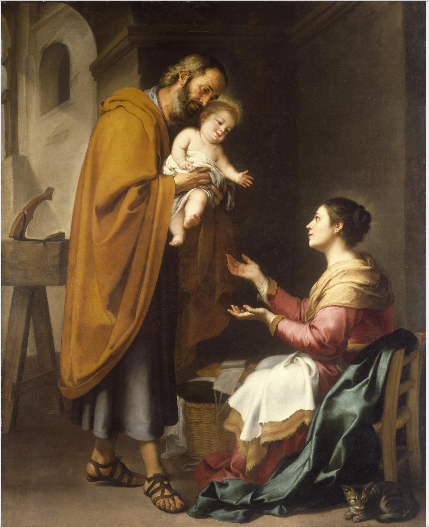 La Sainte Famille - Bartolomé Esteban Murillo