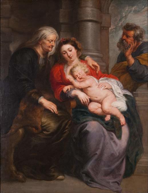 Sainte Famille avec sainte Élisabeth - Peter Paul Rubens