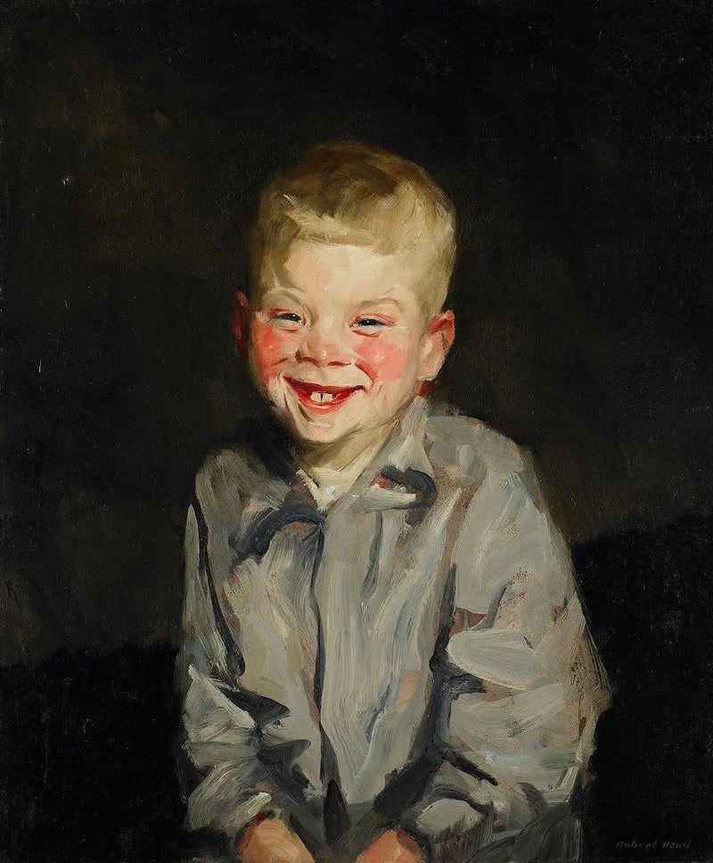 Chlapec, který se směje (Jopie van Slouten) - Robert Henri