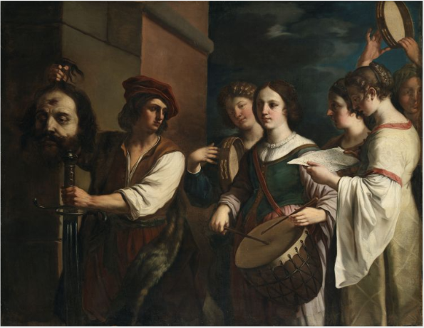 Davidův triumf - Guercino