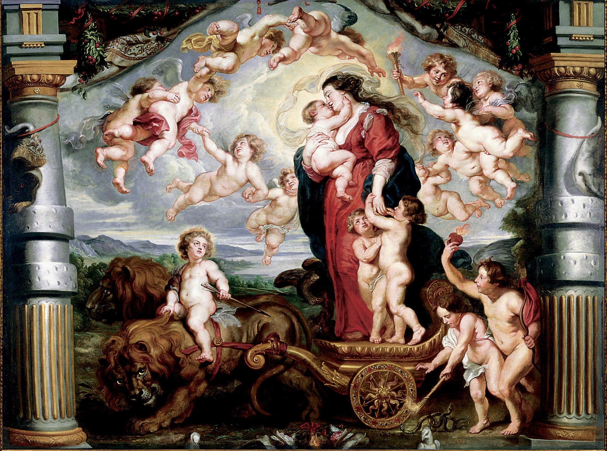Le triomphe de l'amour divin - Peter Paul Rubens