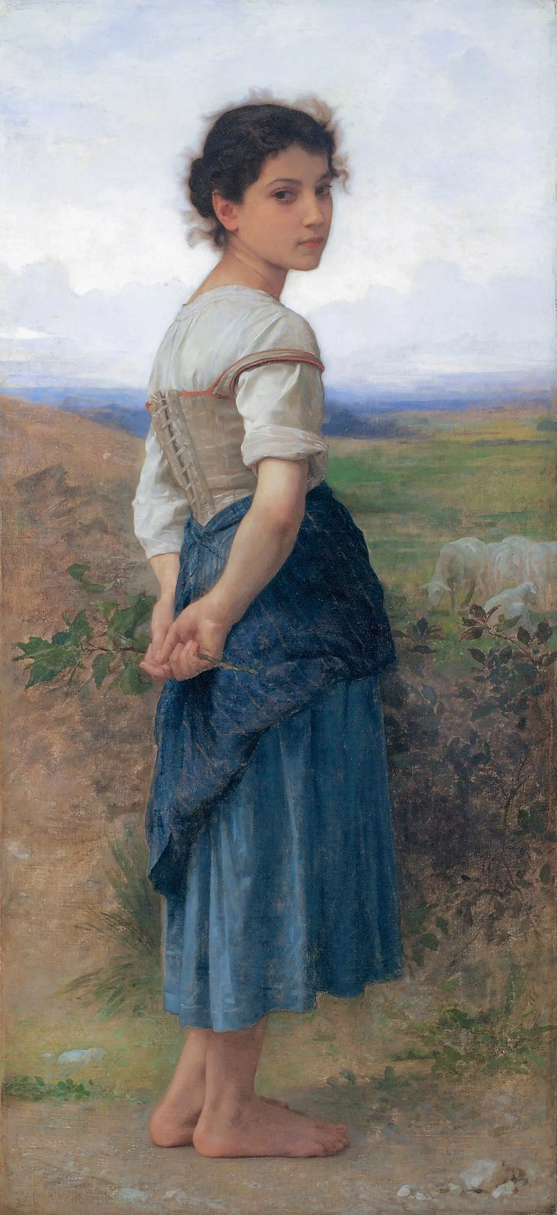 Mladá pastýřka - Bouguereau
