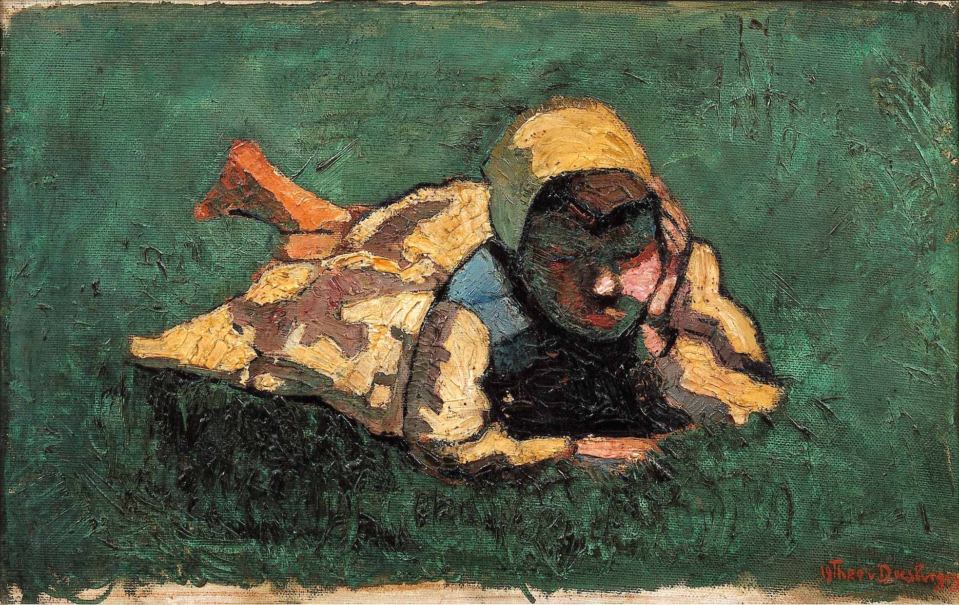 jeune paysanne néerlandaise - Theo van Doesburg