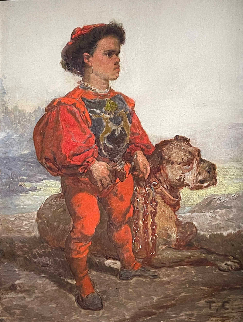 Nain avec un chien - Thomas Couture