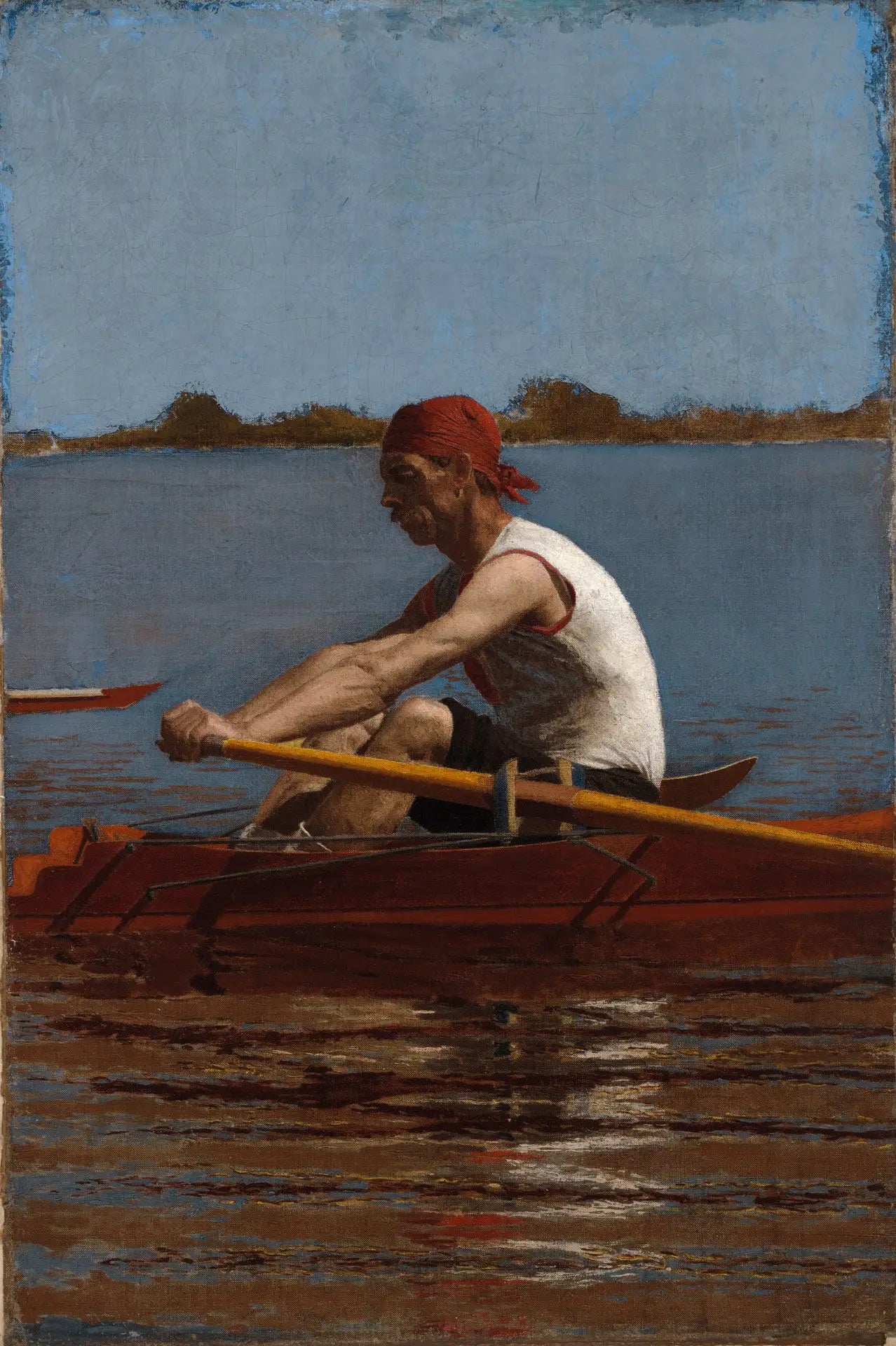 John Biglin dans un skiff - Thomas Eakins - Alpha Reproduction