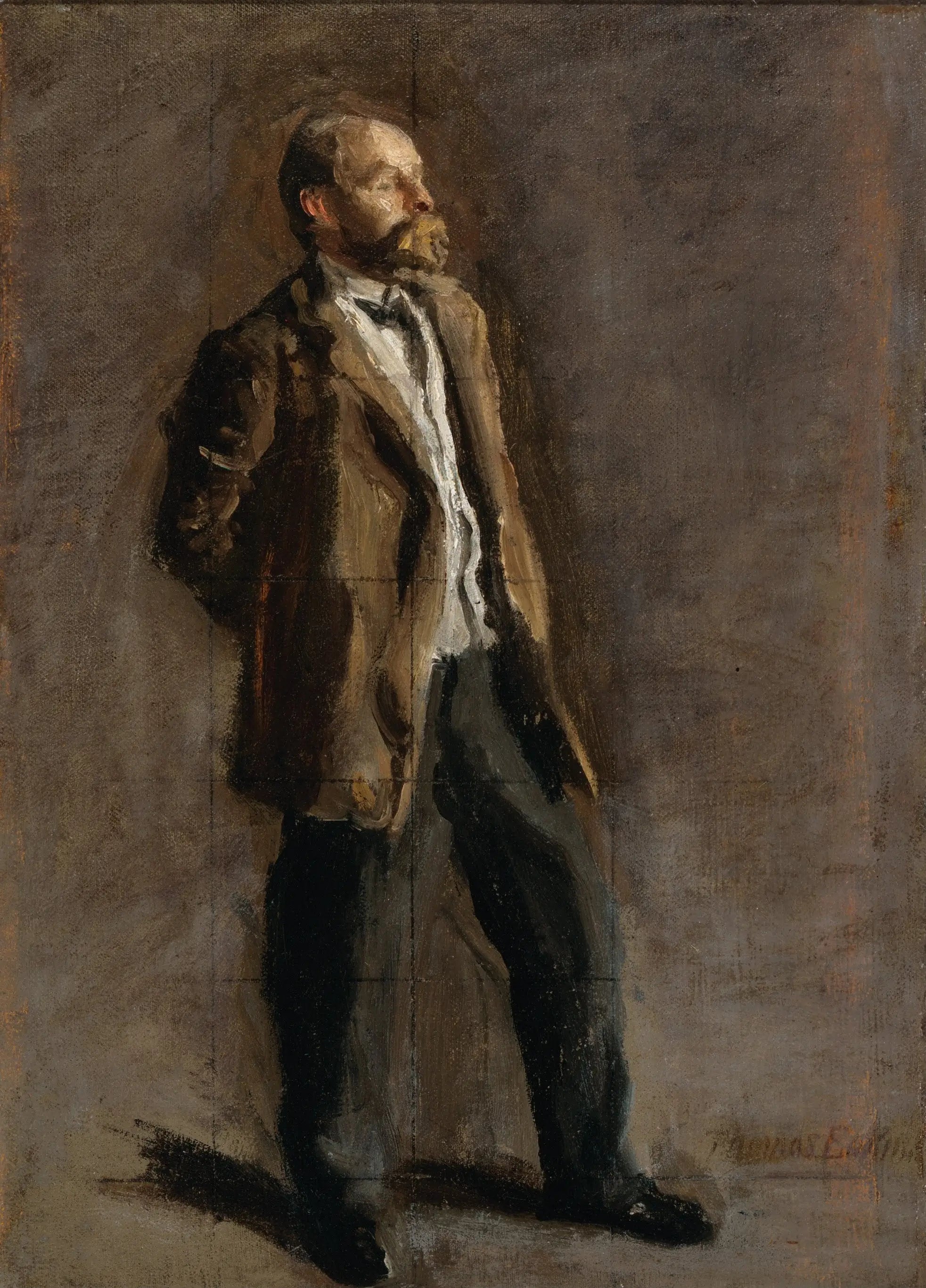 Étude pour le portrait de John McClure Hamilton - Thomas Eakins - Alpha Reproduction