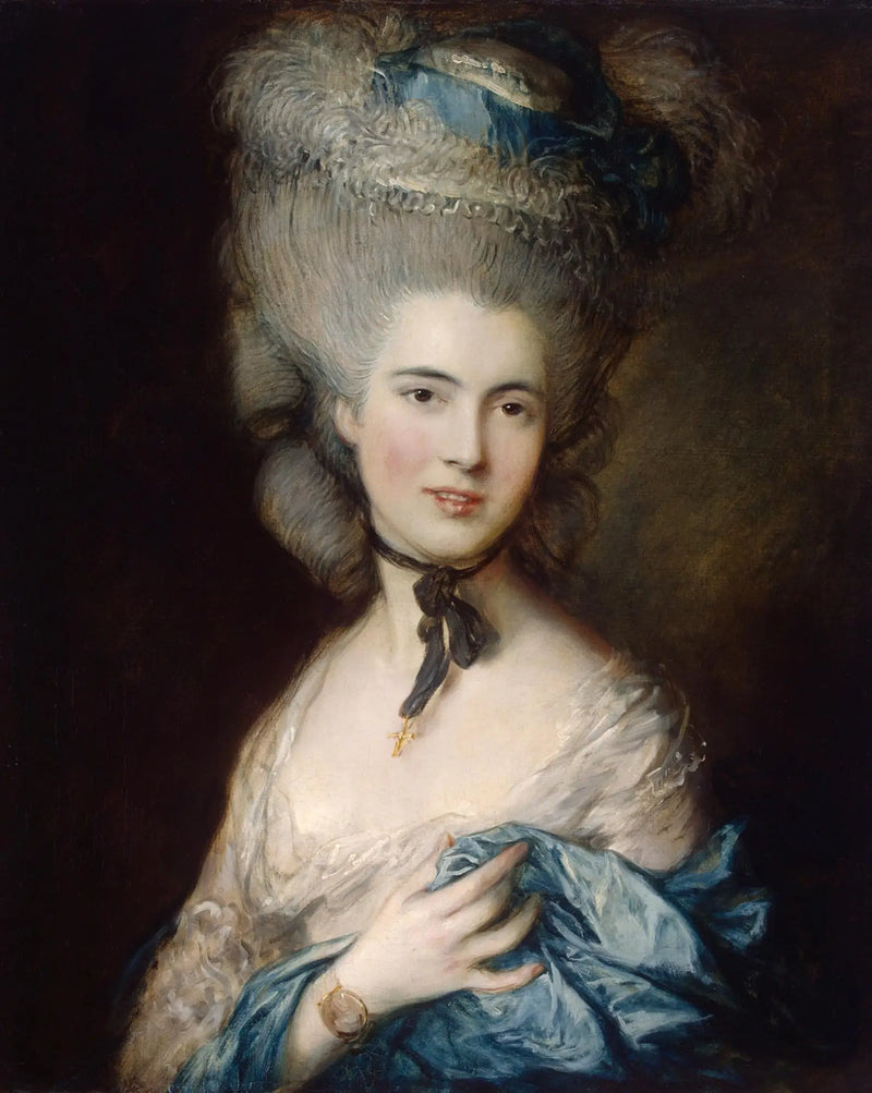 Žena v modrém - Thomas Gainsborough