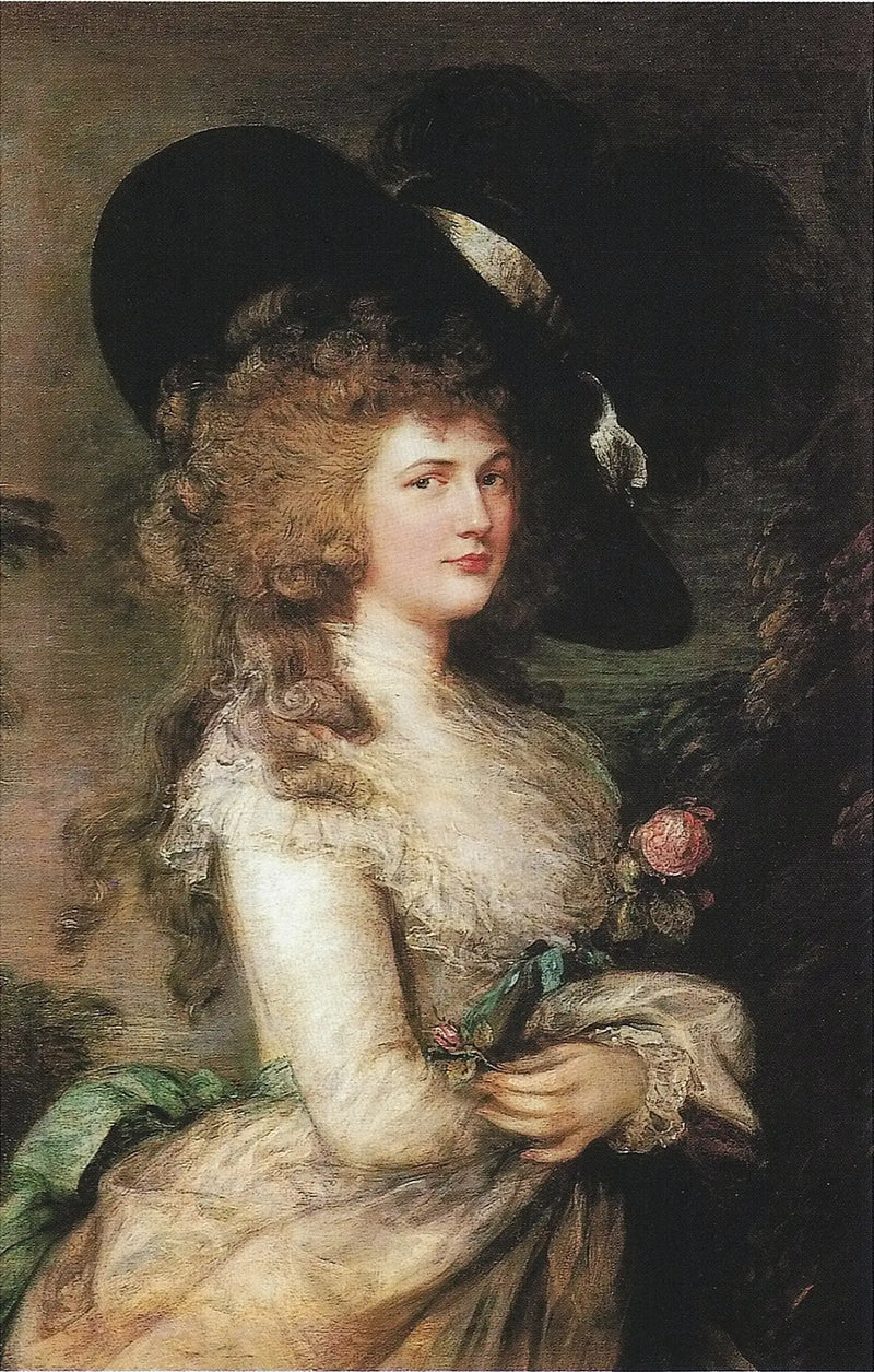 Portrét Georgiany, vévodkyně z Devonshiru - Thomas Gainsborough