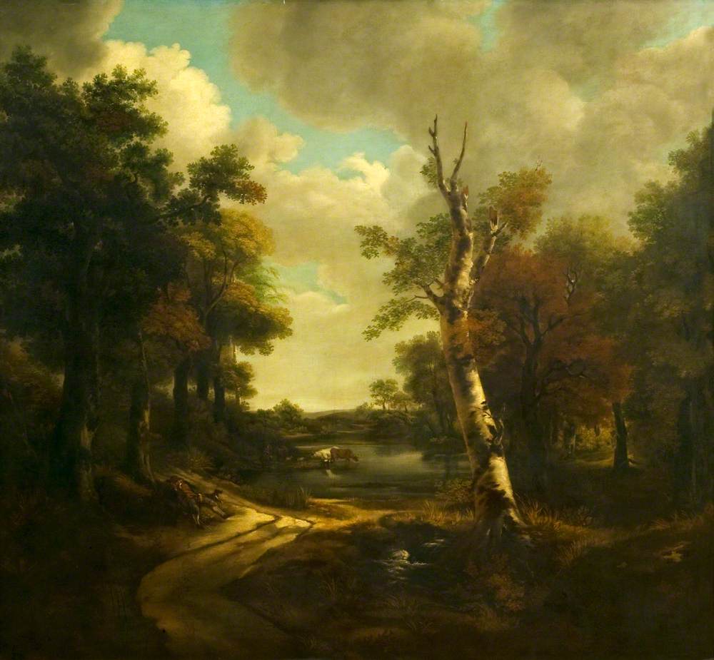 Vue du parc Drinkstone, Stowmarket, Suffolk - Thomas Gainsborough