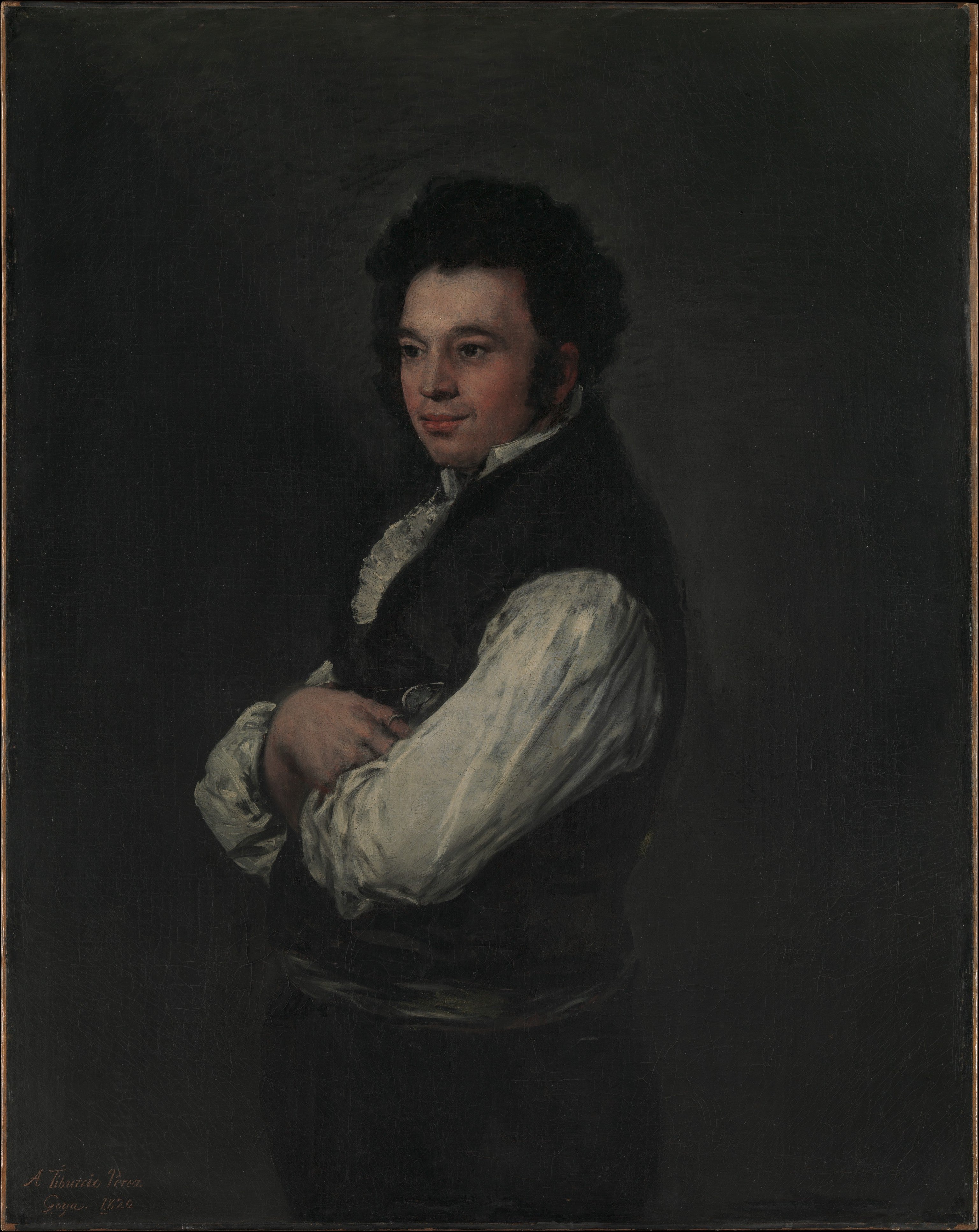 Reproduction du tableau « Portrait de Tiburcio Pérez y Cuervo, l'architecte - Francisco de Goya » par Alpha Reproduction en peinture à l’huile