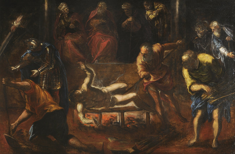 Mučení svatého Vavřince - Jacopo Tintoretto
