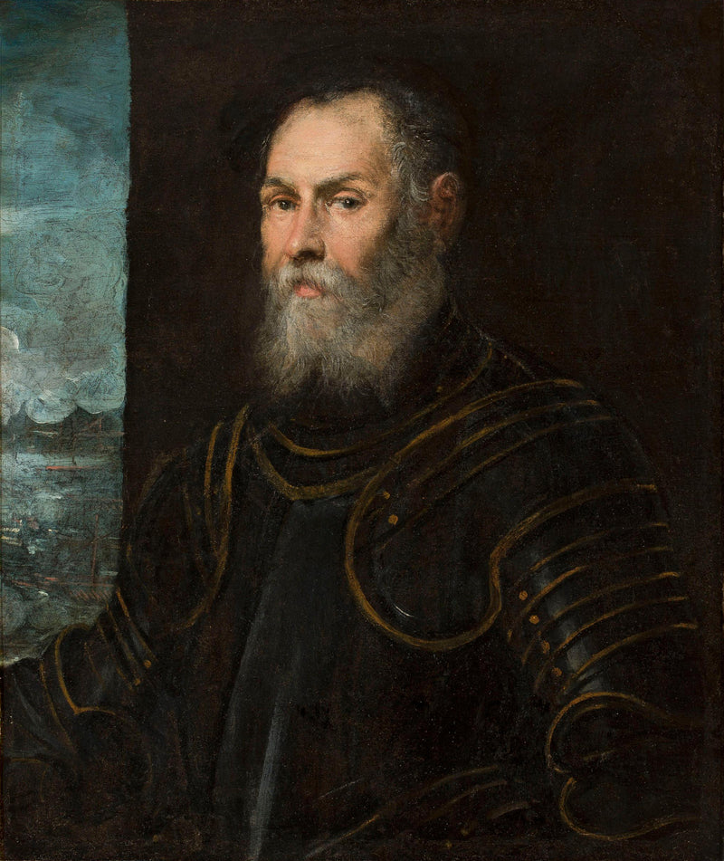 Portrét benátského admirála. - Jacopo Tintoretto