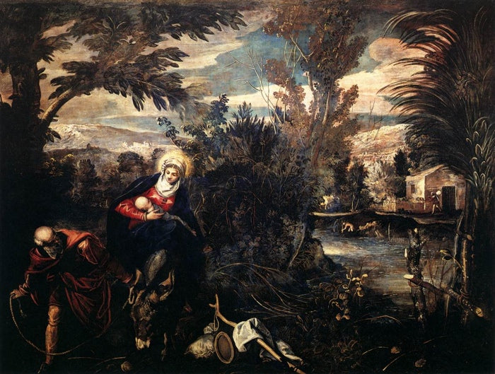 Útěk do Egypta - Jacopo Tintoretto