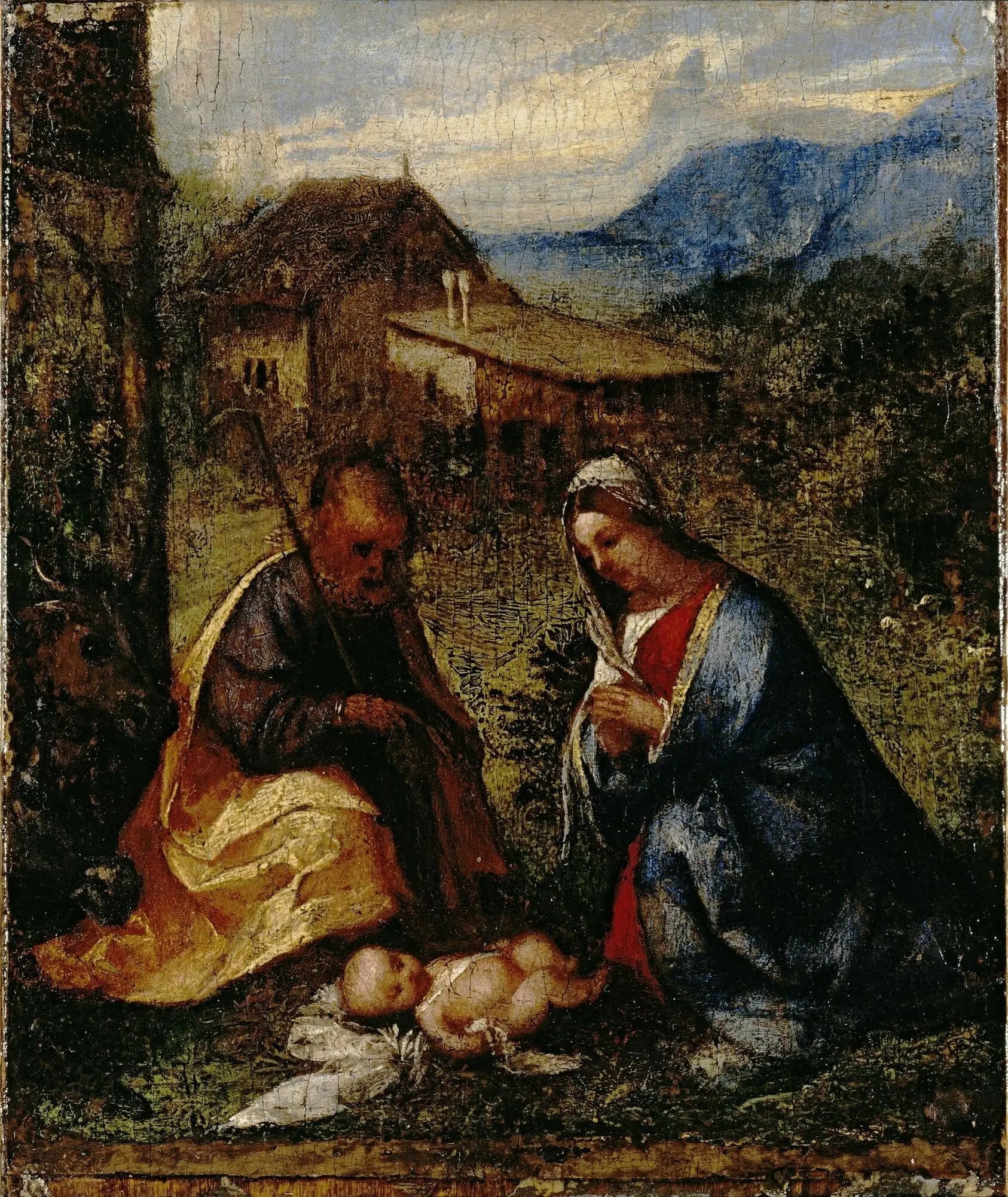 Adoration de l’Enfant - Titian - Alpha Reproduction