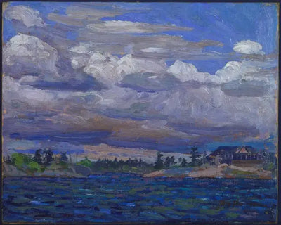 Chalet sur rivière rocheuse - Tom Thomson - Alpha Reproduction