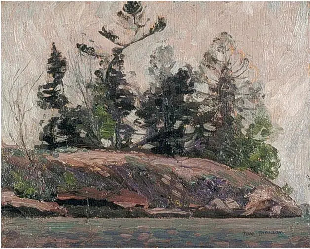 Jaro u Francouzské řeky - Tom Thomson